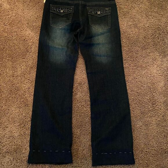Vintage Y2K Reba Women's Slim bootcut Jeans - Picture 2 of 3